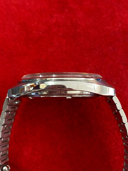 orient-21-jewels-automatic-นาฬิกาปฎิทิน-ตัวเรือนสแตนเลส-นาฬิกาผู้ชาย-มือสองของแท้