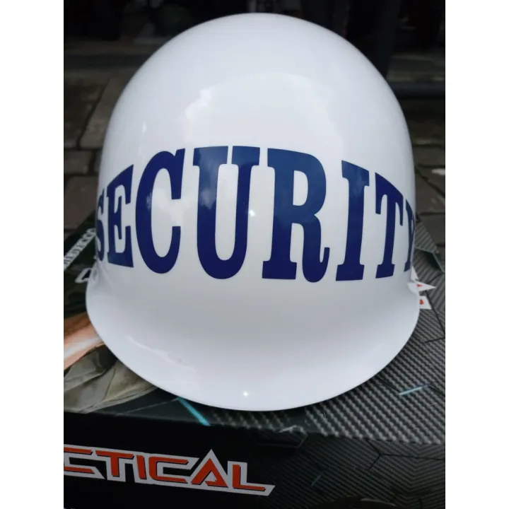 Helm Security Putih l Helm Satpam Helm Satpam Helm Security Pth
