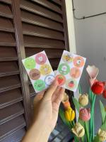 พร้อมส่ง?แผ่นหอมติดแมส กลิ่นตะไคร้หอม? FaceMask sticker ช่วยให้ลมหายใจหอมสดชื่น ขณะใส่แมสตลอดเวลา ช่วยลดอาการหวัดคัดจมูก 1ห่อมี 6ดวง