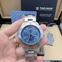 (ของแท้มาใหม่)นาฬิกาข้อมือ TH-Aquracer ระบบ Automatic ขนาด 43 mm. หน้าปัดหมุนได้รอบ (รับประกัน 1 ปี) มีตัวเลขบอกวันที่ วัสดุสายสแตนเลสแท้ไม่ลอก พร้อมกล่องนาฬิกาหรูหรา