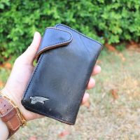 RedWing USA Leather Wallet with Iron Sign and Eyelet Holes