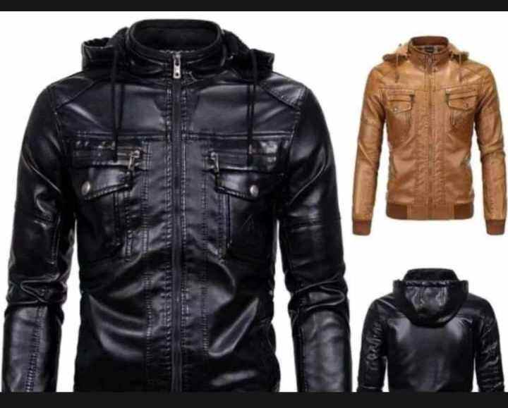 Leather hot sale jacket lazada