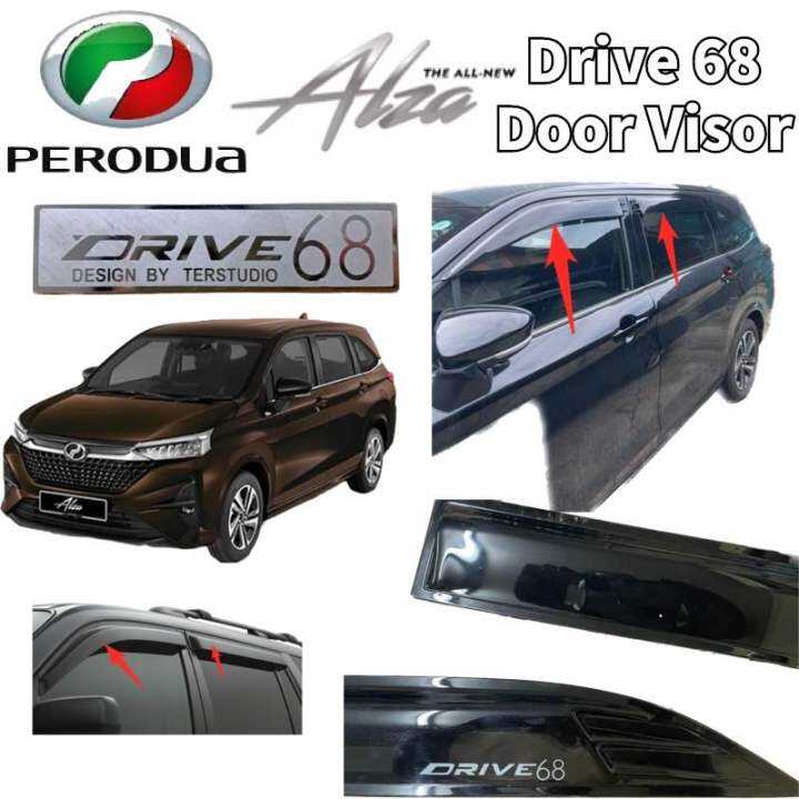 Perodua Alza / Toyota Veloz (2022-2023) Drive68 Door Visor [Made in ...