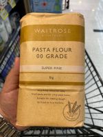 ซุปเปอร์ ไฟน์ 00 เกรด พาสต้า เฟลาร์ ตรา เวทโทรส 1kg Pasta Flour 00 Grade Super Fine Waitrose Brand แป้งสาลี สำหรับทำพาสต้า