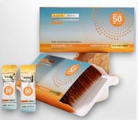 กันแดดหน้แบบพกพาSPF50PA+ + ตัวดังในติ๊กต๊อก