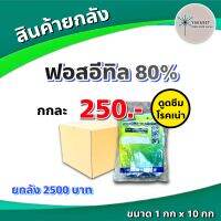 ยกลัง 10 กก ฟอสอีทิล 66 ? ฟอสอีทิล-อะลูมิเนียม (fosetyl-aluminium) สูตร 80% WP ขนาด 1 กก สารกำจัดโรคพืช โรคเน่า ดอกเน่า ผลเน่า เหี่ยวเขียว ราน้ำค้าง ใบติด ตากบตาเสือ