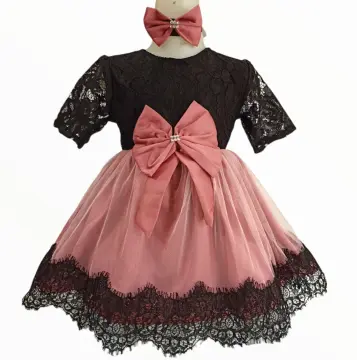 Dress sale hitam pink