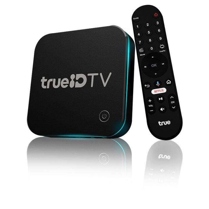 Trueid Tv ,Gen2 รุ่น ใหม่ล่าสุด,รุ่น ไฟสีฟ้ารอบกล่อง, Android Tv Box ดูหนัง  ดูบอล ทีวีดิจิทัล และแอพอื่นๆอีกมากมาย | Lazada.Co.Th