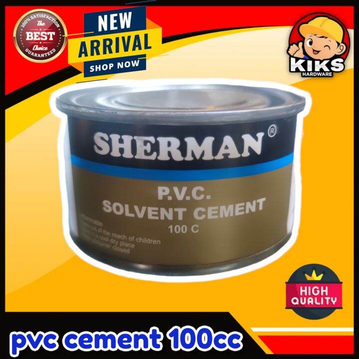 Pvc Cement 100cc Sherman [Wholesale!] Lazada PH