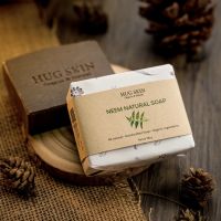 สบู่สะเดา Hug Skin Neem Natural Soap แก้คัน ลดสิว และกลิ่นตัว