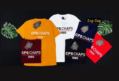 เสื้อยืดแขนสั้นงานปัก ตัวนูน-งานป้ายห้อยCPS 1980 Cotton 100% (SMLXL) มีเก็บเงินปลายทาง