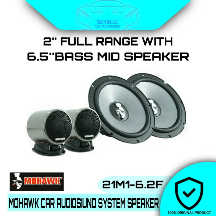 MOHAWK Car Audio MOHAWK1 SERIES 6.5 inch Bass Mid with 2 inch Full Range Speaker Lazada