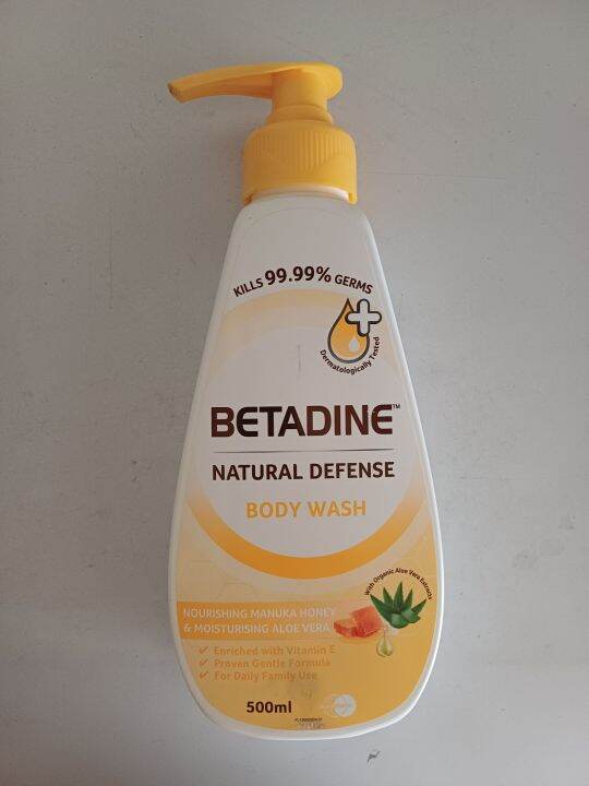 betadine natural defense body wash 500ml Lazada PH