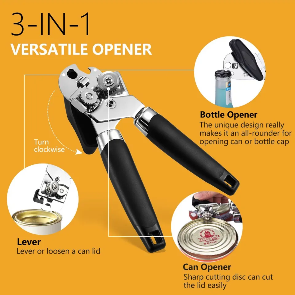 Professional Ergonomic Manual Can Opener WALFOS Stainless Steel