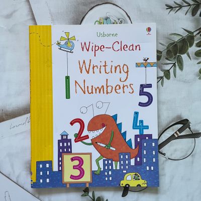 หนังสือแบบฝึกหัด เสริมทักษะ #workbook #practicebook  Usborne Wipe-Clean 💮 Writing Numbers 💮