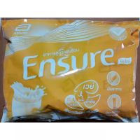 นมเอนชัวร์ Ensure กลิ่นธัญพืช สูตรหวานน้อย ชนิดถุงเติม 400 กรัม * 6 ถุง