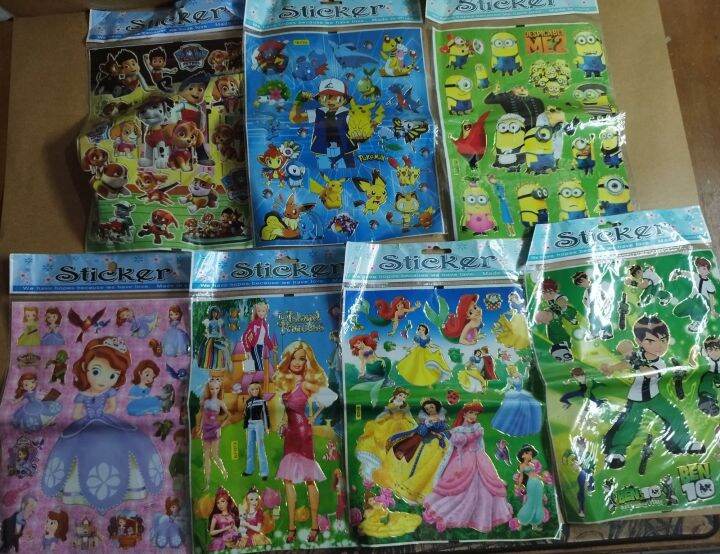 Cartoon Character Stickers for Kids Lazada PH