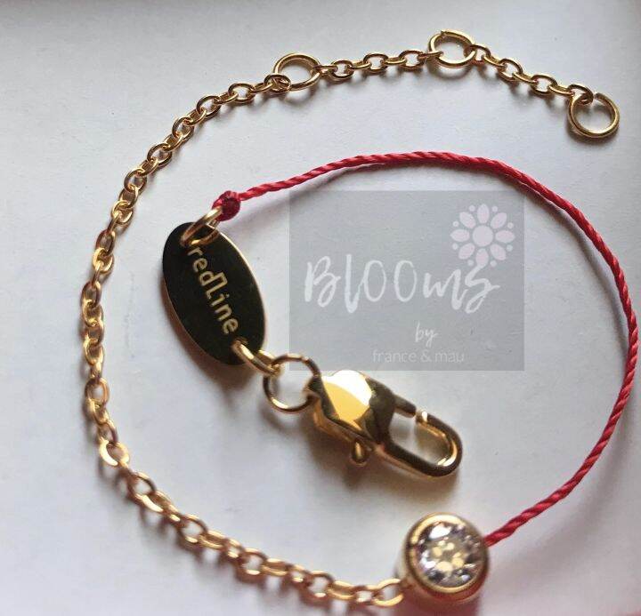 redline lucky charm bracelet 18k gold plated Lazada PH