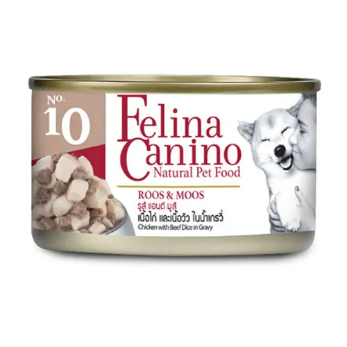 exp6-6-felina-canino-อาหารกระป๋องสุนัข-roo-and-moos-ไก่และเนื้อวัว-ในน้ำเกรวี่-เบอร์-10