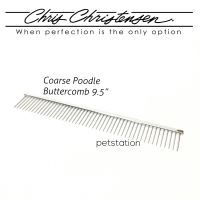 Christensen Coarse Buttercomb 9.5” หวีด้ามยาวสำหรับสัตว์เลี้ยง