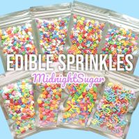 พร้อมส่ง?? Sprinkles Confetti [1] น้ำตาลตกแต่งขนม กินได้ แบ่งขาย 25/75 กรัม