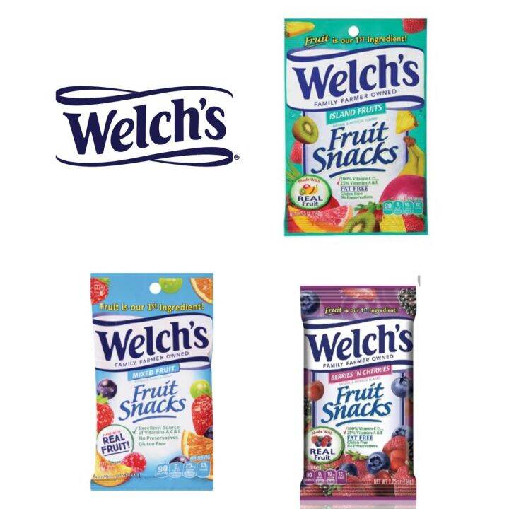 Welch's Fruit Snack Mixed Fruit/Island Fruit 64g/142g Lazada PH