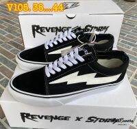 รองเท้าผ้าใบ Vans REVNGE X STORM # รองเท้าผ้าใบแวนโอสคูล# ผ้าใบวินเทจ แฟชั่น สวมใส่ได้ทั้งชายและหญิง มีไซส์ 39 ถึง 44 รับประกัน ตรงปก 100%