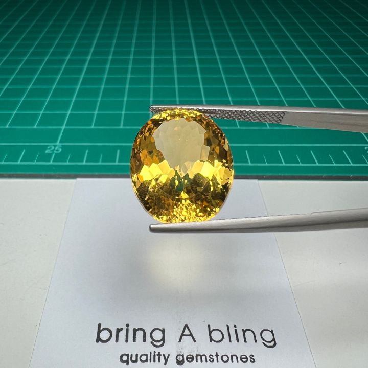 ซิทริน-citrine-น้ำหนัก-18-90-ct-18-2x15-7x11-mm-เม็ดนี้สวยมากเหสีองทอง-พลอยธรรมชาติ-ไฟเต็ม-ค่อนข้างสะอาด