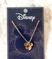 พร้อมส่ง?สร้อยคอมิกกี้เมาส์ ดิสนีย์ Disney ลิขสิทธิ์แท้สีทองแบบทึบ