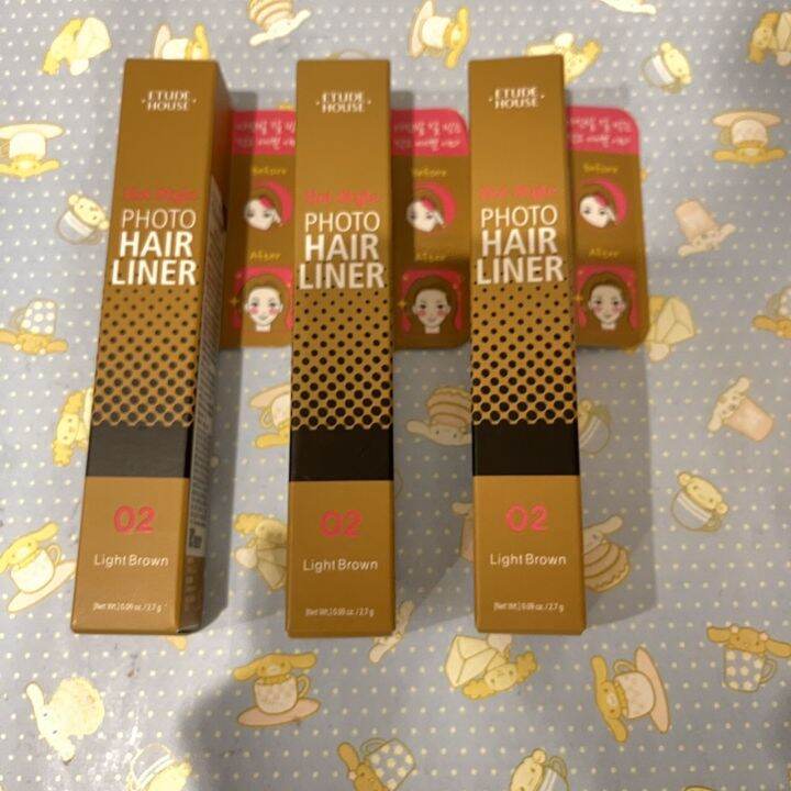 ETUDE Hot Style Photo Hair Liner 2 Light Brown อีทูดี้ Lazada.co.th