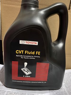น้ำมันเกียร์ออโต้ TOYOTA CVT FLUID FE 4 ลิตร   ของแท้100%