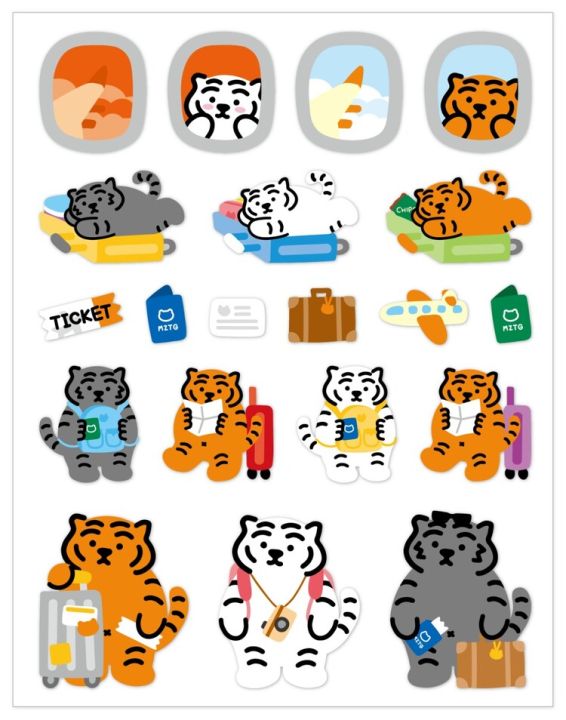 พร้อมส่ง-stickers-มาใหม่นะคะ-daily-muzik-tiger-stickers-มี-5-แบบนะคะ