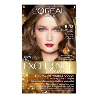 [1กล่อง] L’oreal Paris EXCELLENCE ลอรีอัล ปารีส เอ็กซ์เซลเลนซ์ แฟชั่น เบอร์ 6.13 (สีน้ำตาลอ่อนประกายหม่นเหลือบทอง) ครีมย้อมผม ผลิตภัณฑ์เปลี่ยนสีผม