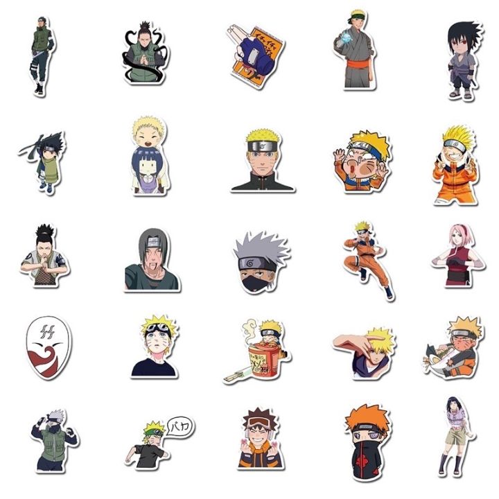 sticker-สติ๊กเกอร์-naruto-h-110-นารูโตะ-50ชิน-นินจา-นินจาจอมคาถา-คาคาชิ-อิทาจิ-ซาซึเกะ-นารุโตะ-ninja-โบรูโตะ-boruto-นิน-จา-อนิเมะ-มังงะ-ญี่ปุ่น-n-a-r-u-t-o