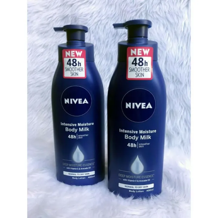 NIVEA Intensive Moisture Body Milk Lotion 400ml (Buy 1 Take 1) | Lazada PH