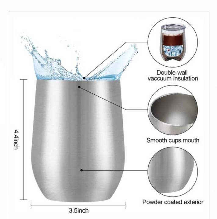 แshape-stainless-steel-tumbler-1แก้วกาแฟ-แก้วไวน์-สแตนเลสเก็บอุณหภูมิ-เก็บความเย็น-4-12-ชม-ใส่เครื่องดื่มร้อน-เครื่องดื่มเเย็น-ช่วยเก็บรักษาอุณหภูมิ
