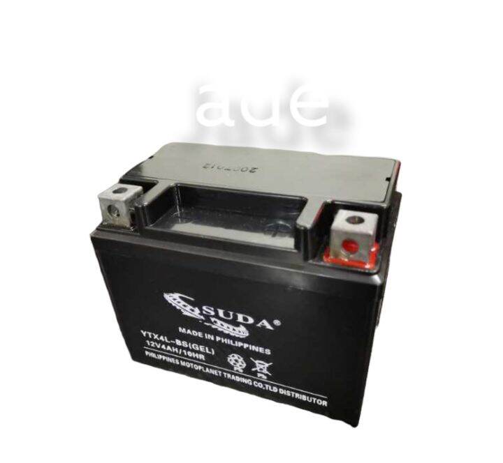 BATTERY FOR XRM 125 /WAVE 100/ RS 125/ MIO (YTX4L) Lazada PH