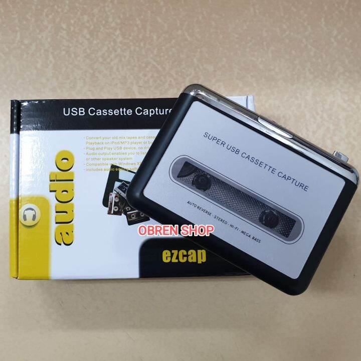 EZCAP218S WALKMAN CASSETTE PLAYER & SUPER USB CASSETTE CAPTURE CONVERT