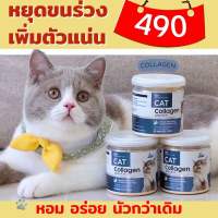 [แบ่งขาย] ส่งฟรี! ผงโรยอาหารน้องแมว บำรุงขนตัวแน่น Lisa Collagen Cat  ผงไข่เต่า ผงโรยอาหารแมว บำรุงขนแมวให้หนาฟูสวย