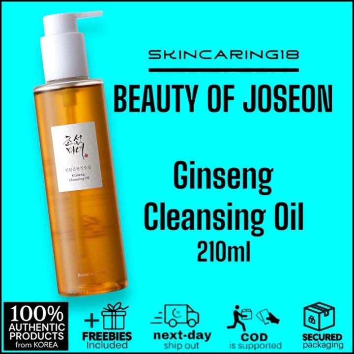 BEAUTY OF JOSEON Ginseng Cleansing Oil 210ml by SkinCaring18 | Lazada PH