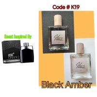 Kram Fragrance 50ml ?Black Amber? Scent Inspired By Mont Blanc Legend #19