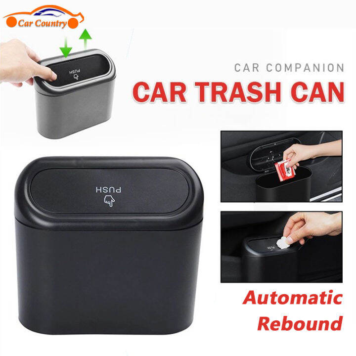 Car trash can car door hanging car storage waterproof trash can multi