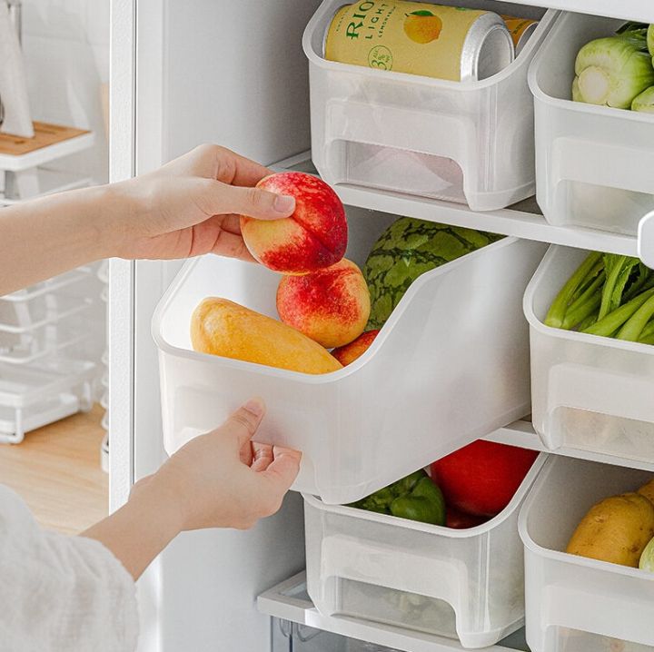 Drawer Refrigerator Transparent Storage Box Fruit Vegetable