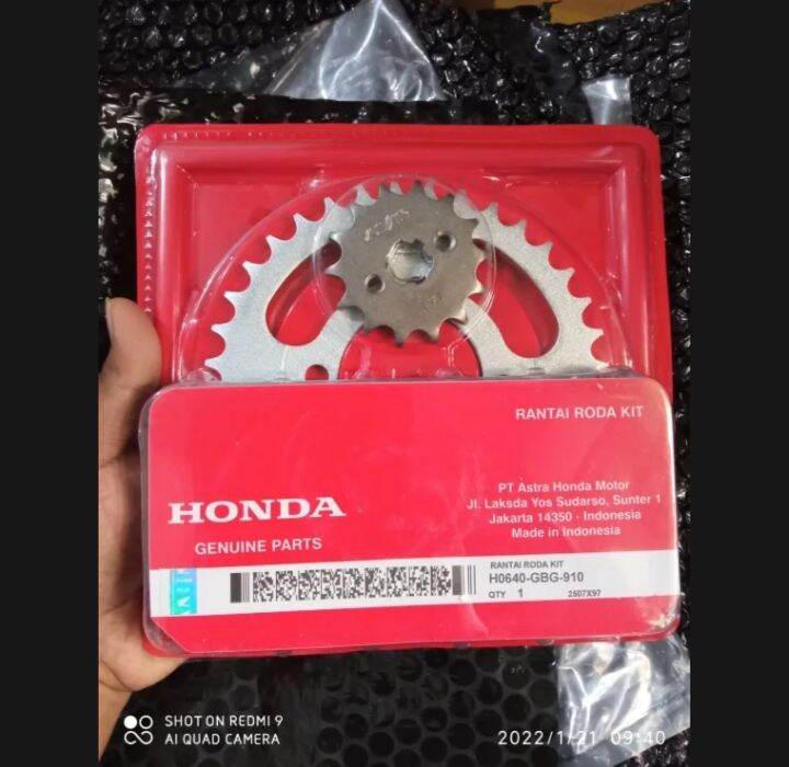 Gear set gearset paket rantai gir honda grand astrea grand legenda Gn5