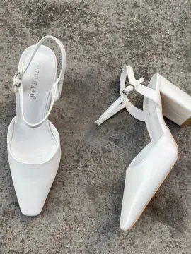 Cheap white hot sale high heels