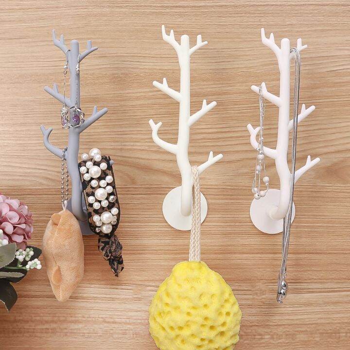 Nordic Self Adhesive Branch Hook Wall Decor Key Holder Organier Storage