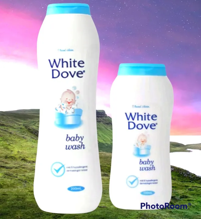 P.c White Dove Baby Wash 200ml & 100ml 