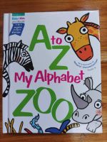 A to Z:My Alphabet Zooปกแข็งเรียน รู้อักษรภาษาอังกฤษ พร้อมคำศัพท์ ผ่านตัวละครสัตว์ต่างๆ