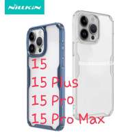 ?พร้อมส่งในไทย?NILLKIN  แท้?% เคสกันกระแทก รุ่น Nature TPU PRO Case For  ไอโฟน  15/15 Plus/15 Pro/15 Pro Max