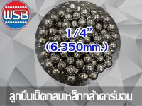 ลูกปืนเม็ดกลมเหล็ก จำนวน  1 กก. 5/32” (3.969mm.)  5/16” (7.938mm.)  7/32” (5.556mm.)  10.00mm.  3/16” (4.763mm.)  3/8” (9.525mm.)  1/8” (3.175mm.) 	 1/4” (6.350mm.)